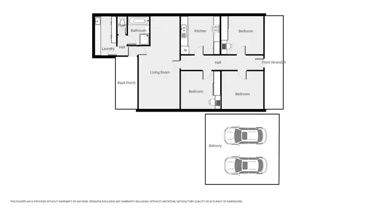 Floorplan of Homely house listing, 40 Maud St, Stawell VIC 3380