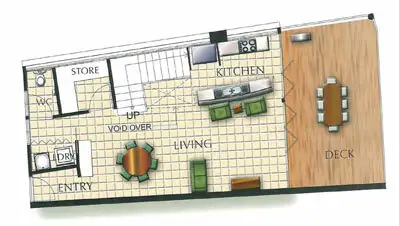 Floorplan of Homely apartment listing, 10/1-3 'Beachside' The Cove, Nelly Bay QLD 4819