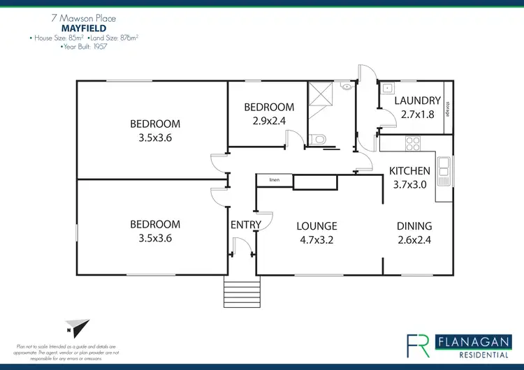 Floorplan of Homely house listing, 7 Mawson Pl, Mayfield TAS 7248