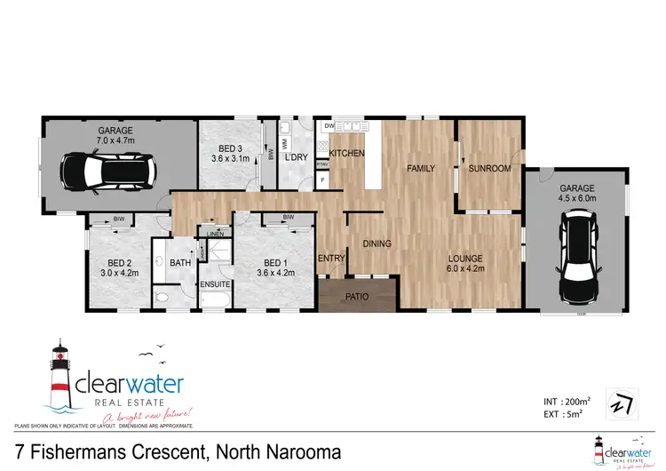 Floorplan of Homely house listing, 7 Fishermans Cres, North Narooma NSW 2546