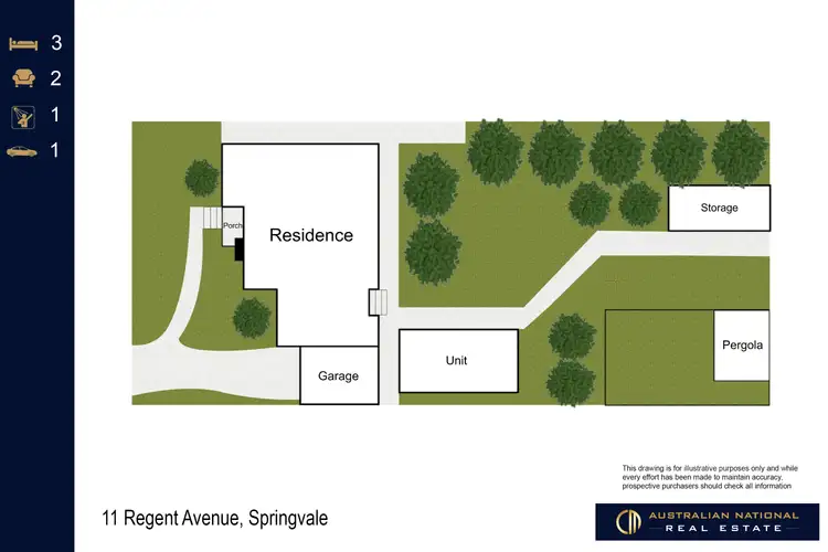 Floorplan of Homely house listing, 11 Regent Ave, Springvale VIC 3171