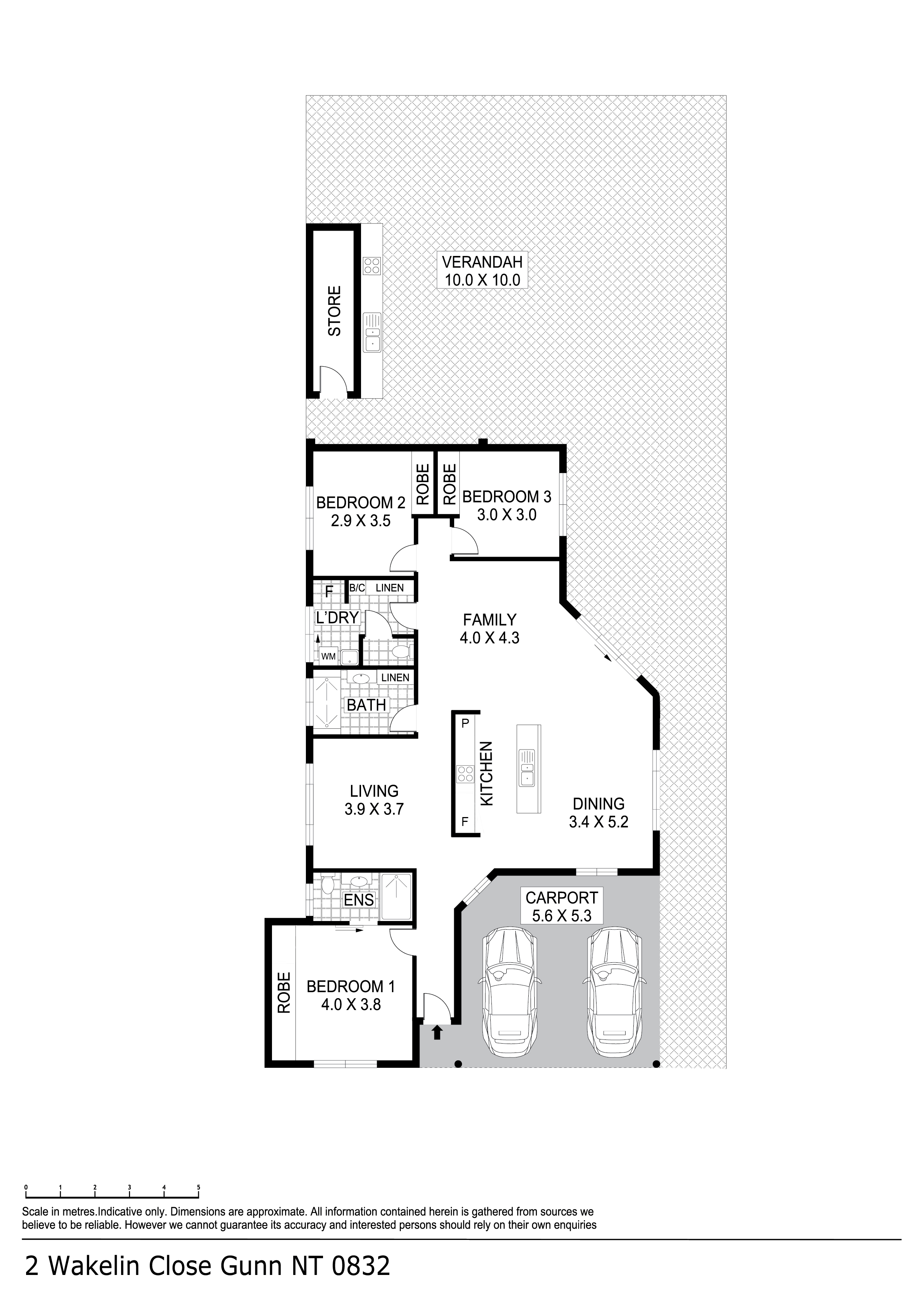 Floorplan of Homely house listing, 2 Wakelin Close, Gunn NT 832