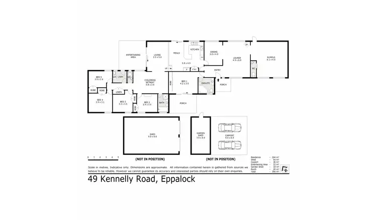 Floorplan of Homely house listing, 49 Kennelly Rd, Eppalock VIC 3551