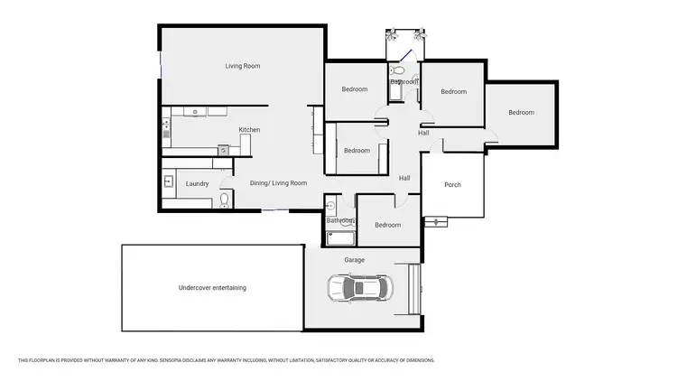 Floorplan of Homely house listing, 16 Elizabeth St, Stawell VIC 3380