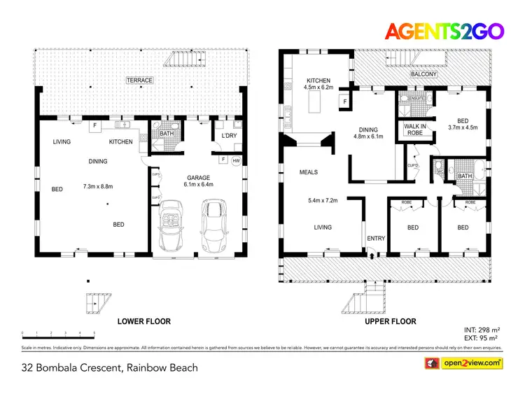 Floorplan of Homely house listing, 32 Bombala Cres, Rainbow Beach QLD 4581