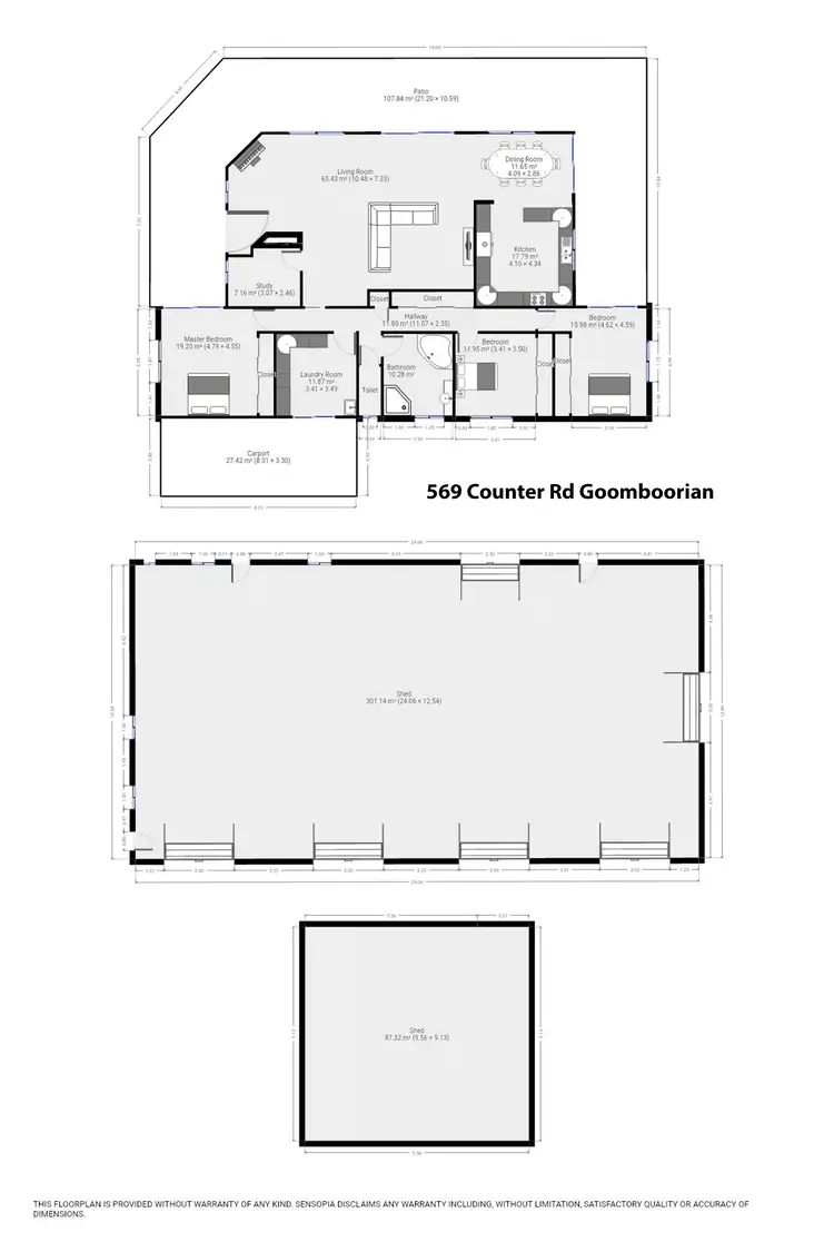 Floorplan of Homely rural property listing, 569 Counter Rd, Wolvi QLD 4570