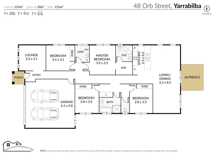 Floorplan of Homely house listing, 48 Orb St, Yarrabilba QLD 4207