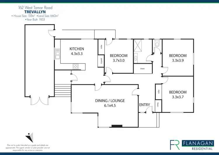 Floorplan of Homely house listing, 162 West Tamar Rd, Trevallyn TAS 7250