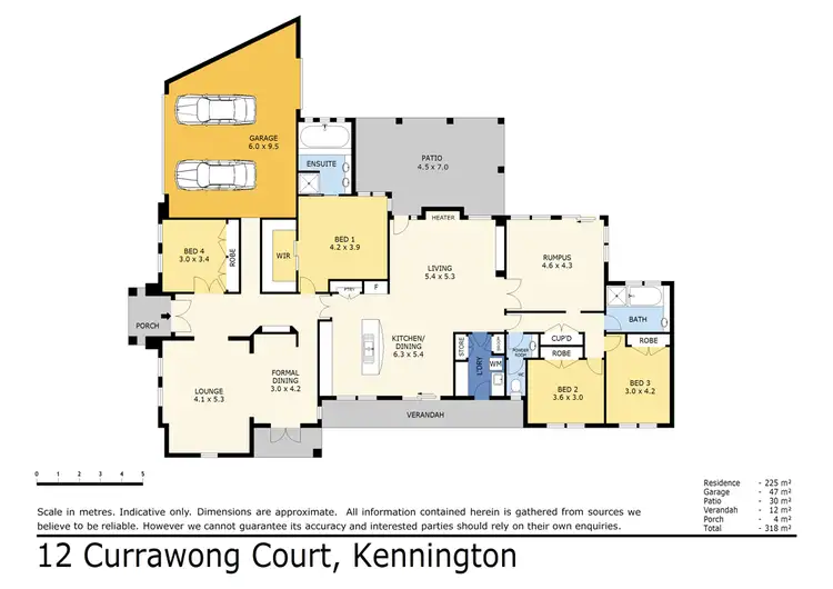 Floorplan of Homely house listing, 12 Currawong Ct, Kennington VIC 3550