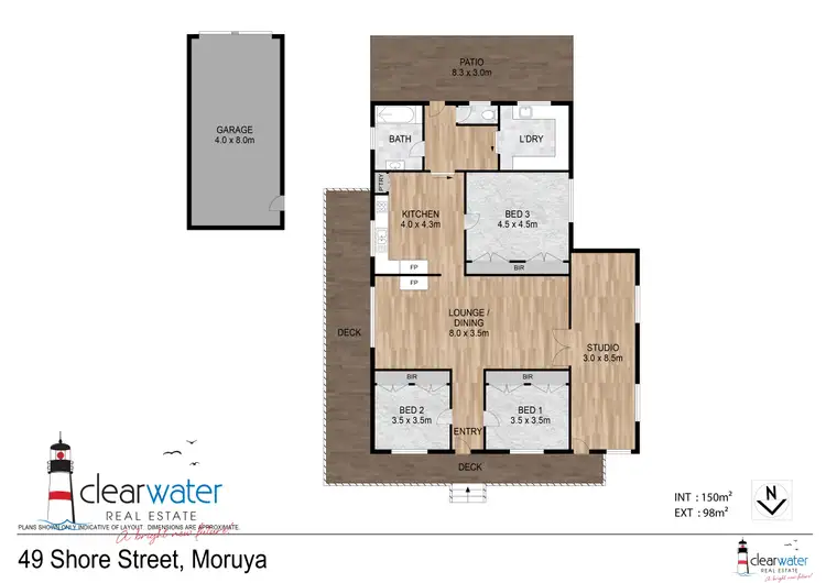 Floorplan of Homely house listing, 49 Shore St, Moruya NSW 2537