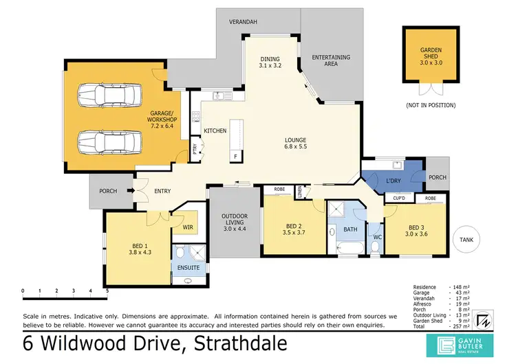 Floorplan of Homely house listing, 6 Wildwood Dr, Strathdale VIC 3550