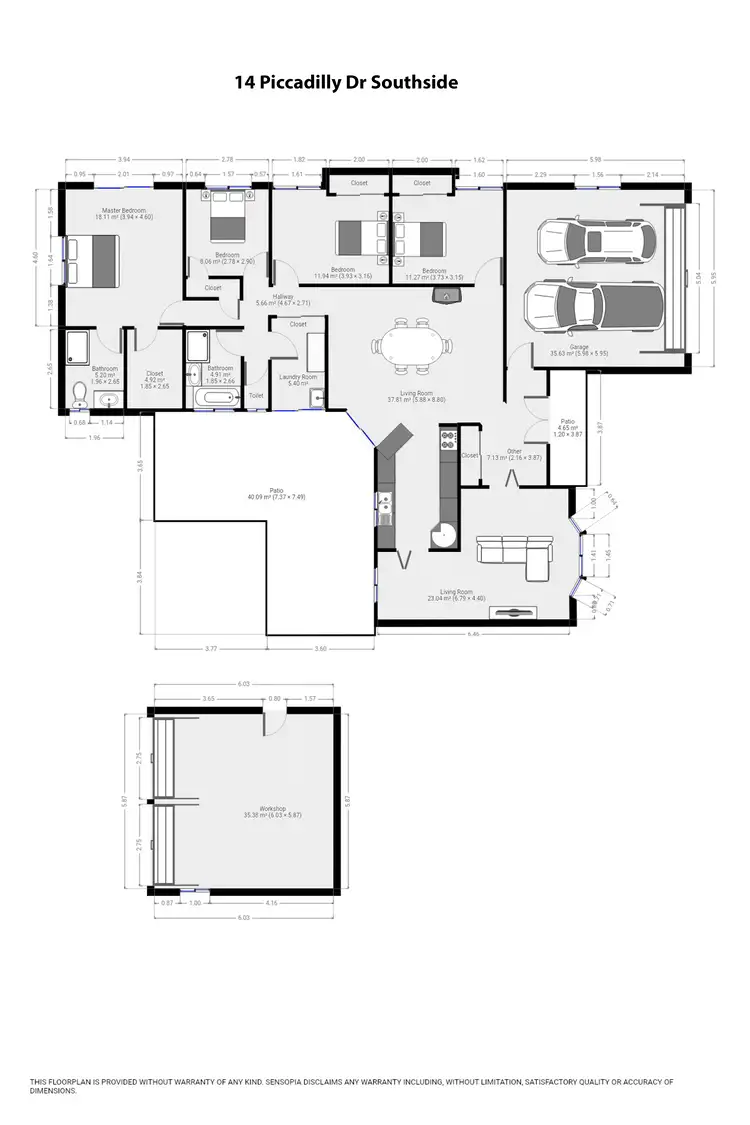 Floorplan of Homely house listing, 14 Piccadilly Dr, Southside QLD 4570
