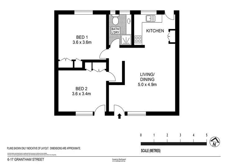 Floorplan of Homely apartment listing, 6/17 Grantham St, Dutton Park QLD 4102