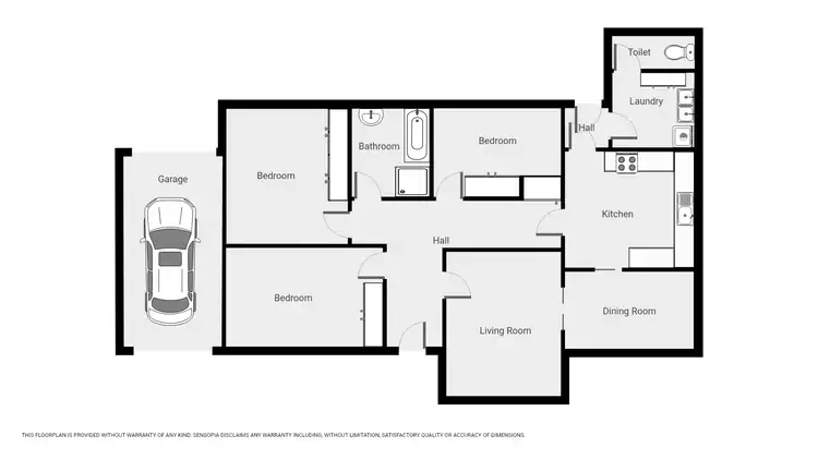 Floorplan of Homely house listing, 45 Darcy St, Stawell VIC 3380