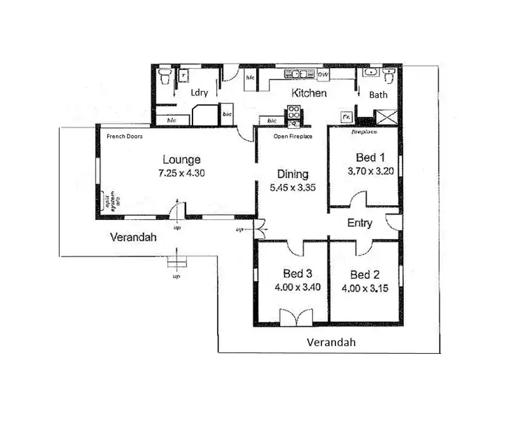 Floorplan of Homely house listing, 80B Smith Road (Jupiter Creek) St, Echunga SA 5153