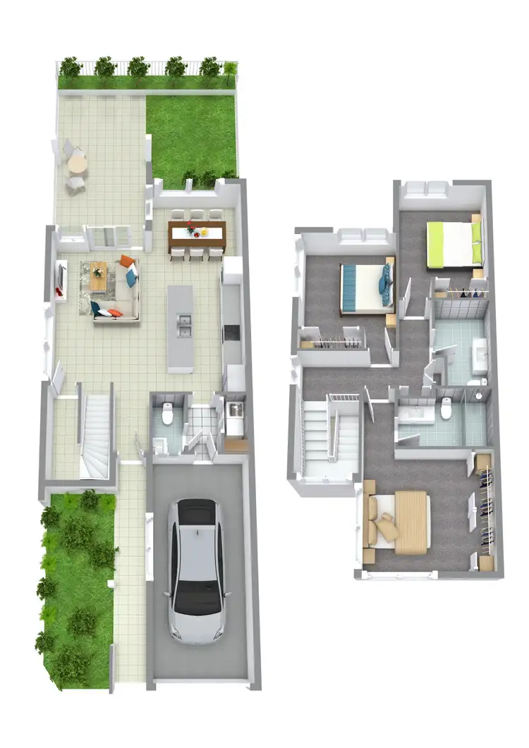 Floorplan of Homely townhouse listing, Unit 21/45 King St, Buderim QLD 4556
