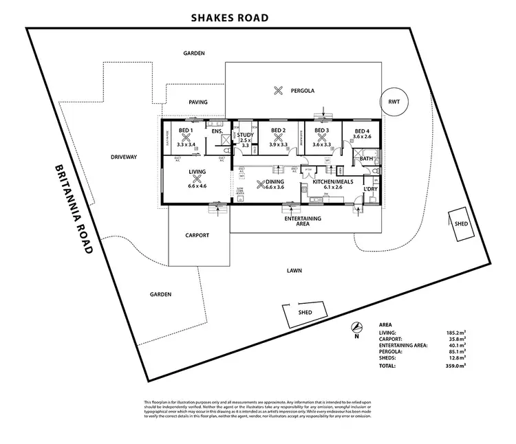 Floorplan of Homely house listing, 2 Shakes Rd, Nairne SA 5252
