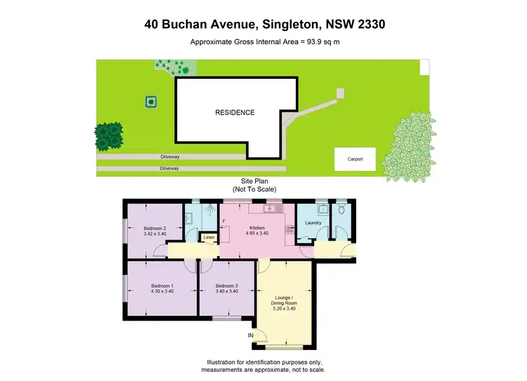 Floorplan of Homely house listing, 40 Buchan Ave, Singleton NSW 2330