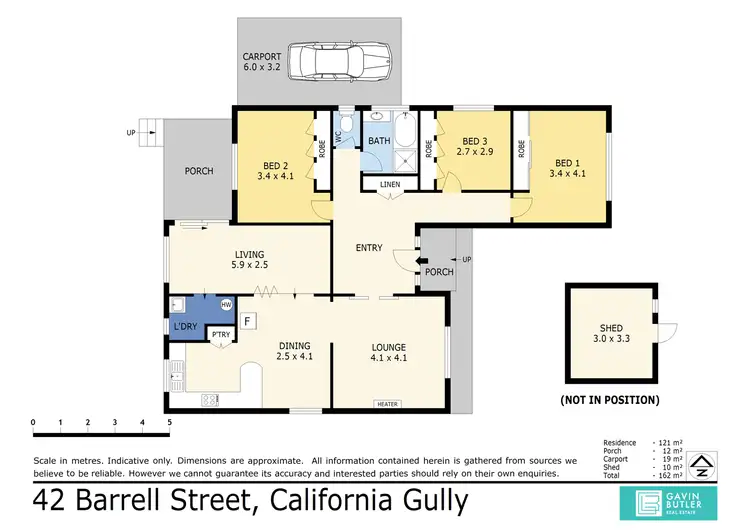 Floorplan of Homely house listing, 42 Barrell St, California Gully VIC 3556