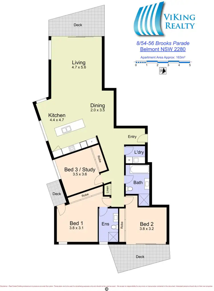 Floorplan of Homely unit listing, Unit 8/54-56 Brooks Pde, Belmont NSW 2280