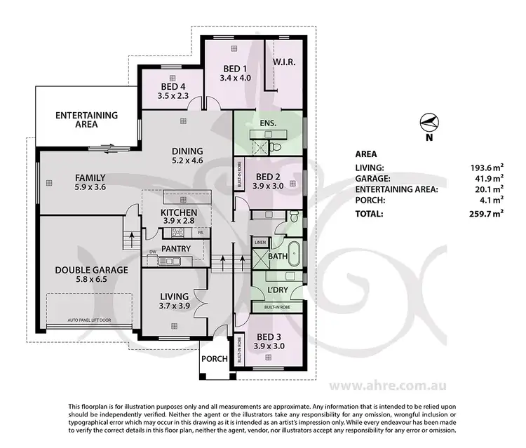 Floorplan of Homely house listing, 16 Horsnell Ct, Mount Barker SA 5251