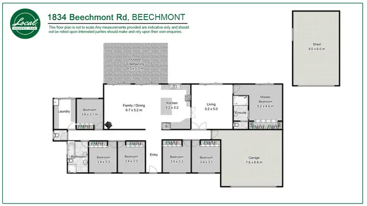 Floorplan of Homely house listing, 1834 Beechmont Rd, Beechmont QLD 4211