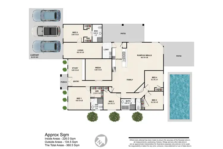 Floorplan of Homely house listing, 60 Halfway Dr, Ormeau QLD 4208