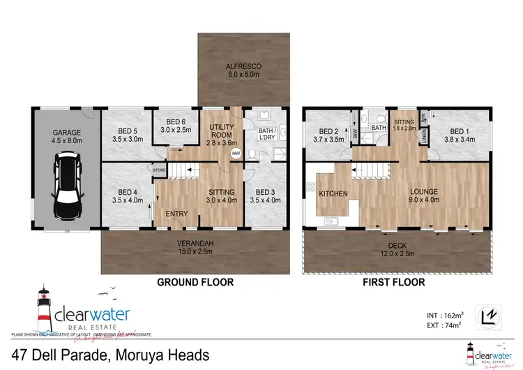 Floorplan of Homely house listing, 47 Dell Pde, Moruya Heads NSW 2537