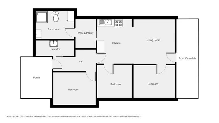 Floorplan of Homely house listing, 25 Jennings St, Stawell VIC 3380