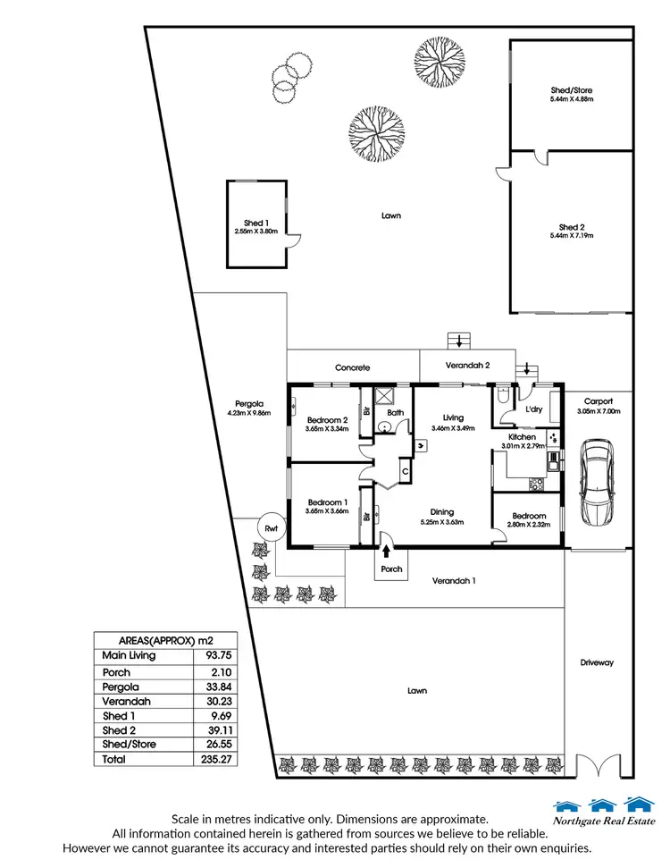 Floorplan of Homely house listing, 8 Vitana Ave, Ingle Farm SA 5098
