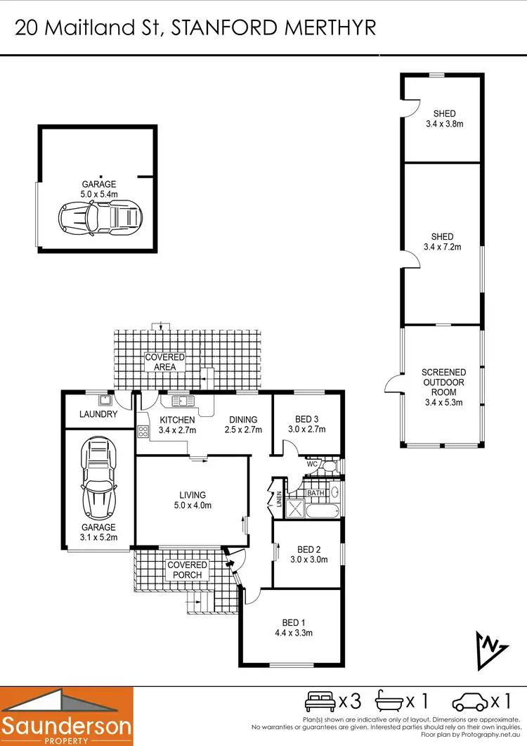 Floorplan of Homely house listing, 70 Maitland St, Stanford Merthyr NSW 2327