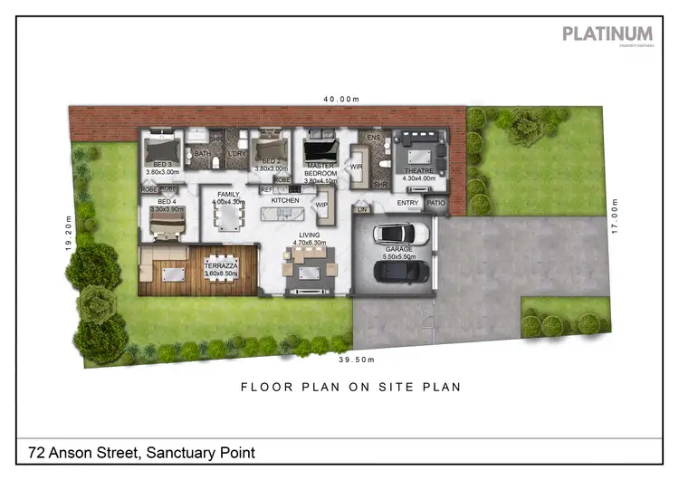 Floorplan of Homely house listing, 72 Anson St, Sanctuary Point NSW 2540