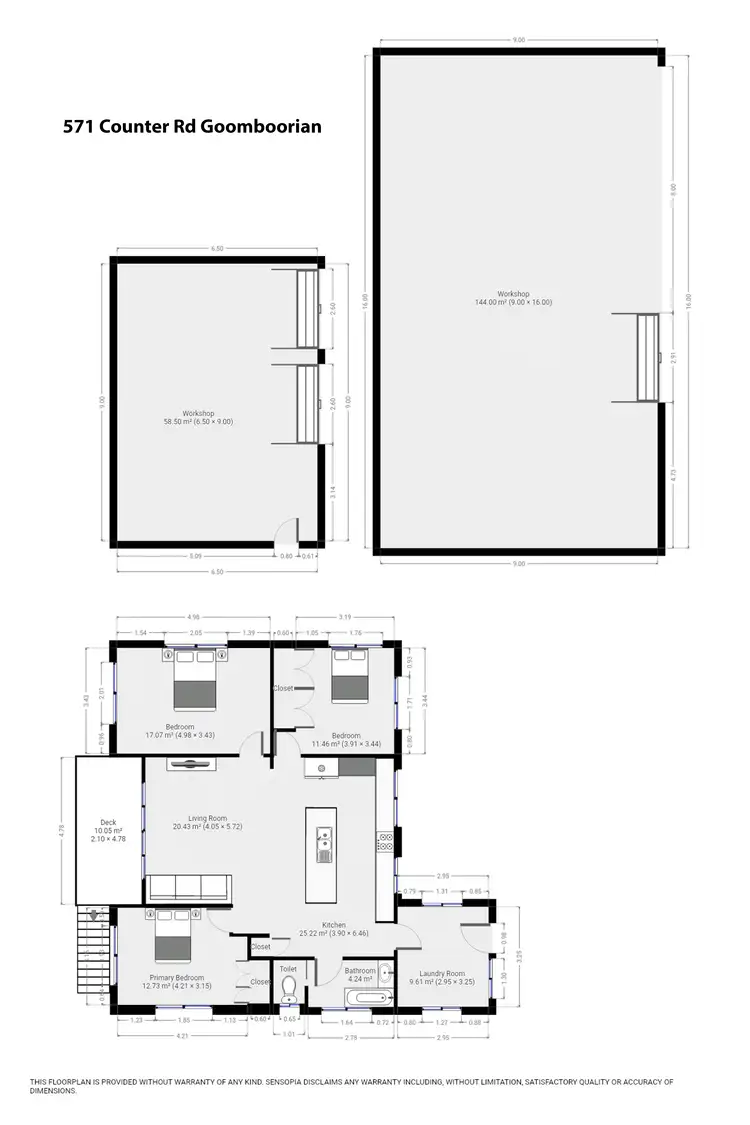 Floorplan of Homely rural property listing, 571 Counter Rd, Wolvi QLD 4570