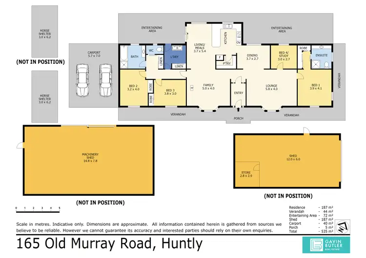 Floorplan of Homely house listing, 165 Old Murray Rd, Huntly VIC 3551