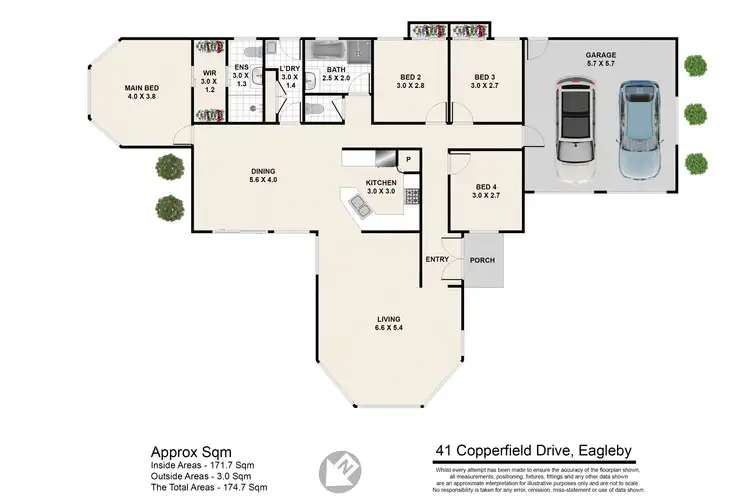 Floorplan of Homely house listing, 41 Copperfield Dr, Eagleby QLD 4207