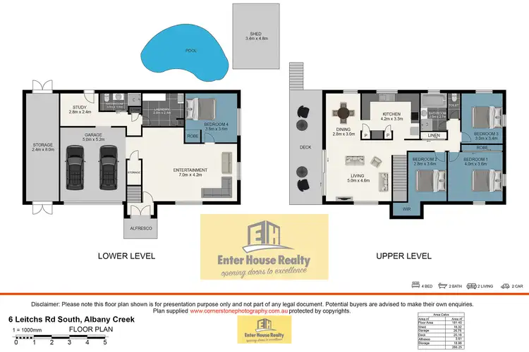 Floorplan of Homely house listing, 6 Leitchs Rd S, Albany Creek QLD 4035