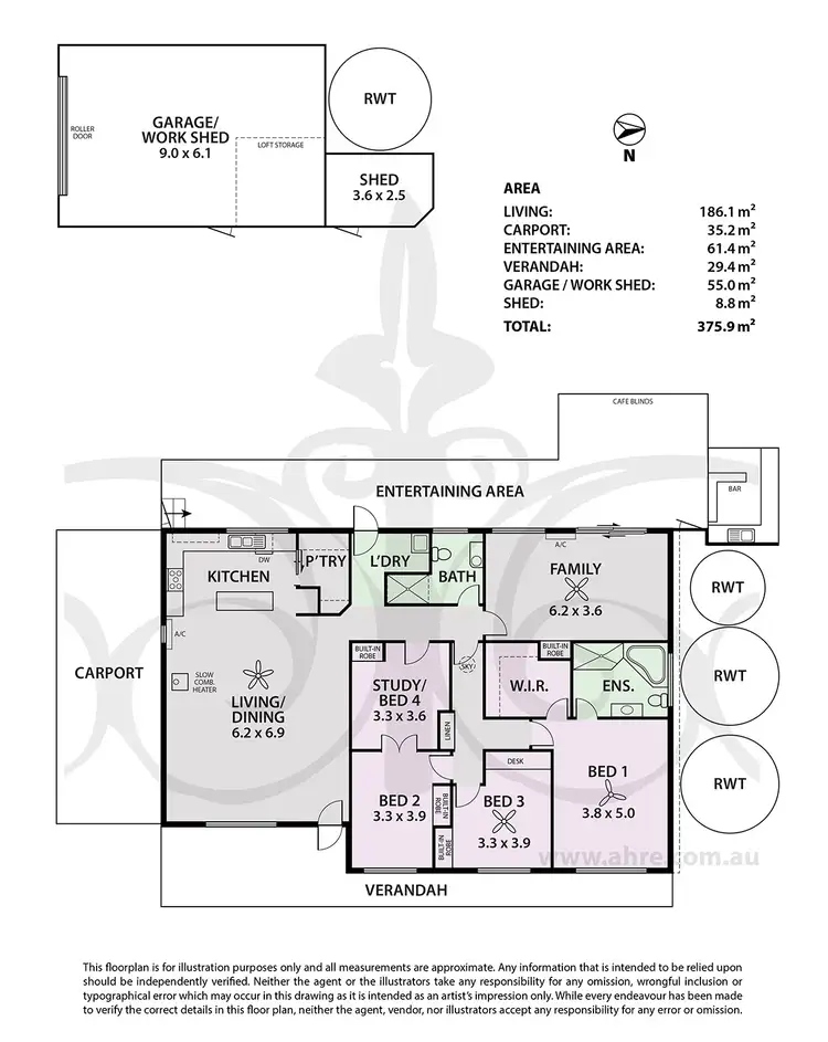 Floorplan of Homely house listing, 10 Angus Rd, Echunga SA 5153