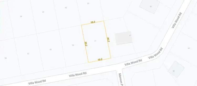 Floorplan of Homely land listing, 51 Villa Wood Rd, Russell Island QLD 4184