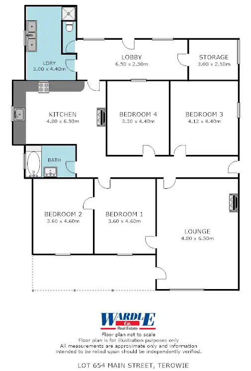 Floorplan of Homely house listing, Lot 654 Main Street, Terowie SA 5421