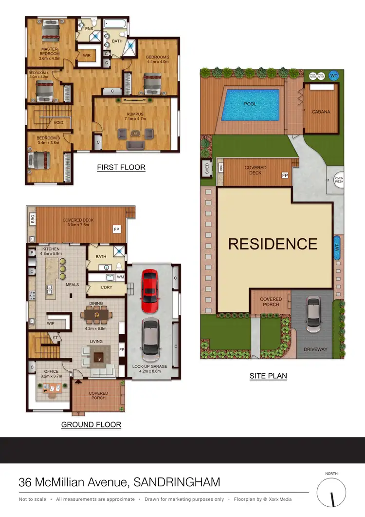 Floorplan of Homely house listing, 36 Mcmillan Ave, Sandringham NSW 2219