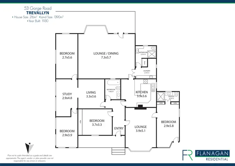 Floorplan of Homely house listing, 53 Gorge Rd, Trevallyn TAS 7250