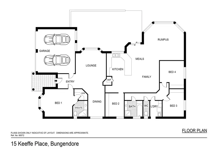 Floorplan of Homely house listing, 15 Keeffe Pl, Bungendore NSW 2621