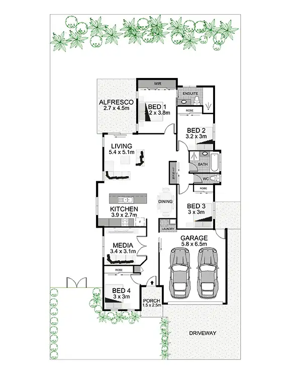 Floorplan of Homely house listing, 24 Sweetlip Cct, Mountain Creek QLD 4557
