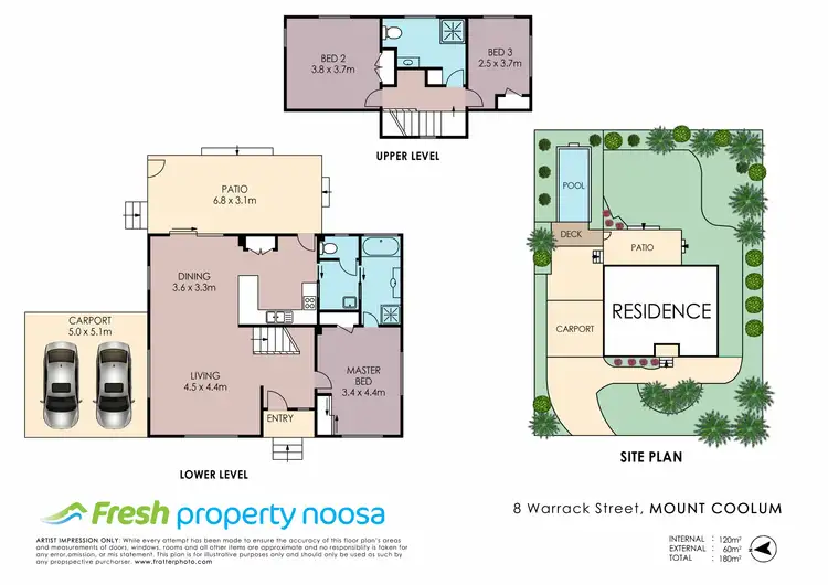 Floorplan of Homely house listing, 8 Warrack St, Mount Coolum QLD 4573