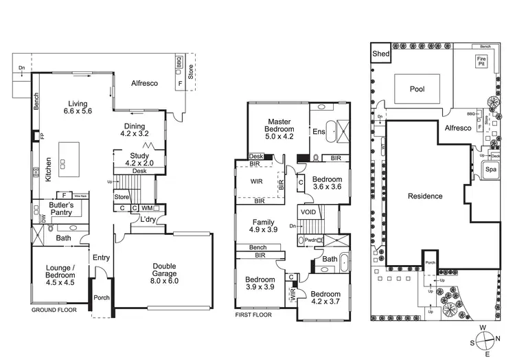 Floorplan of Homely house listing, 18 Central Ave, Black Rock VIC 3193
