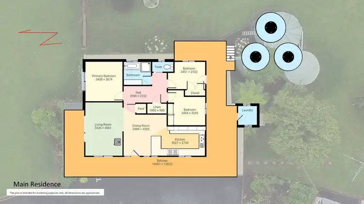 Floorplan of Homely rural property listing, 922 Nethercote Rd, Nethercote NSW 2549