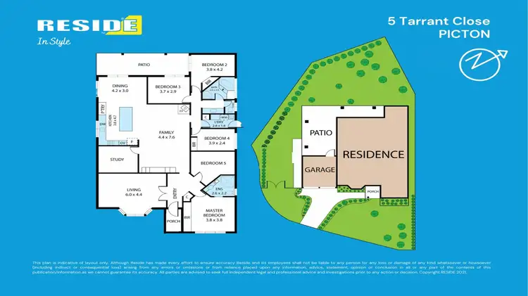 Floorplan of Homely house listing, 5 Tarrant Cl, Picton NSW 2571