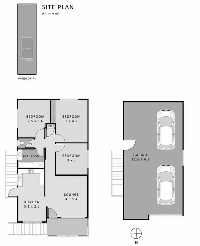 Floorplan of Homely house listing, 44 Windsor Place, Deception Bay QLD 4508