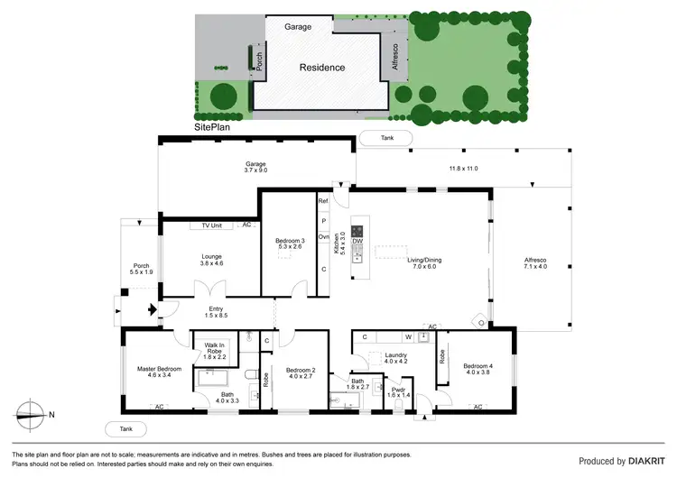 Floorplan of Homely house listing, 78 Canning Street, Avondale Heights VIC 3034