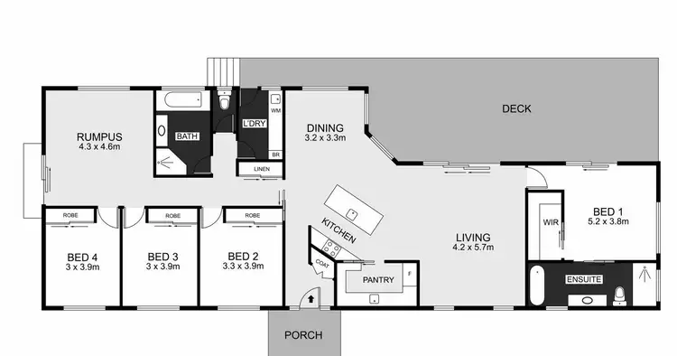 Floorplan of Homely rural property listing, 2 Hidden Valley Rd, Telegraph Point NSW 2441